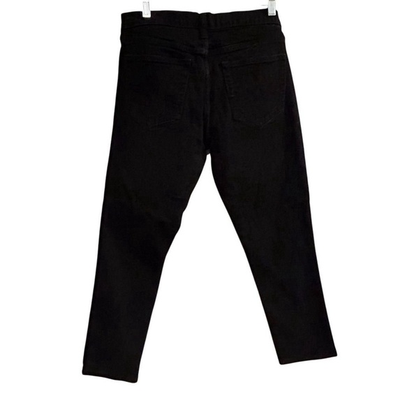 Gap Women's Boyfriend Jeans Size 28 Black Denim Mid Rise 5-Pocket Style - Picture 6 of 7